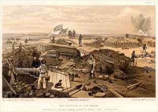 Crimean War : British troops inside the captured Redan