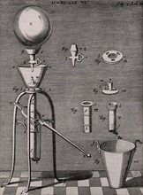 Otto von Guericke's improvement on Robert Boyle's air pump
