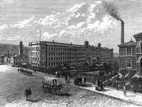 Saltaire, the model textile factory and town near Bradford