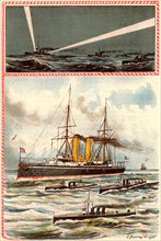Ships of the  British Navy: A First Class Cruiser and Torpedo Boats