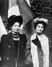 Emmeline and Christabel Pankhurst in 1903