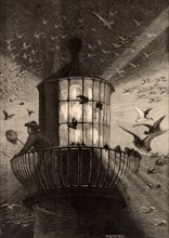 The lantern of the Eddystone lighthouse