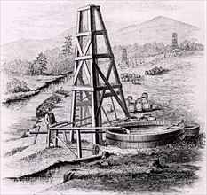 Oil wells at Oil Creek