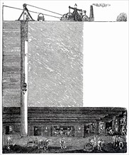 Sectional view of Radley coal mine