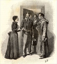 The Adventure of Silver Blaze'. Mrs Straker, widow of the murdered trainer, asking Sherlock Holmes,