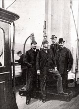 Salomon-Auguste Andrée au départ de son expédition au pôle Nord