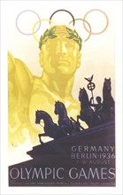 Poster for the Olympic Games in Berlin, Germany, August 1936