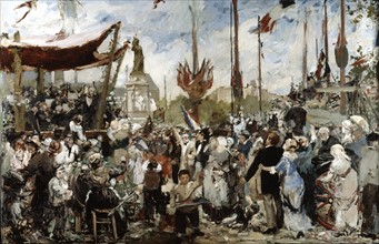 Roll, 14 juillet 1880, inauguration du monument à la République