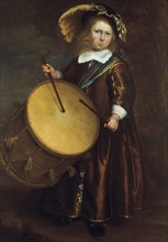 Child with a drum': School of Rembrandt van Rijn