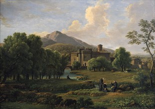 View of the Abbey of Grottaferrata near Rome', 1844