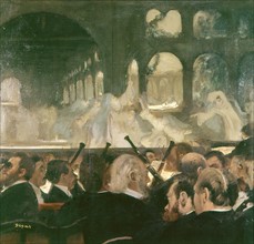 The Ballet Scene from Meyerbeer's Opera "Roberto il Diavolo"', 1876. Edgar Degas (1834-1917) French