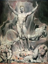 Blake, Satan forme les Anges Rebelles