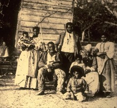 Une famille d'esclave en Amérique du Sud