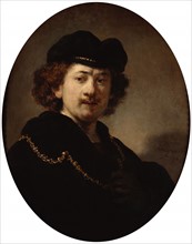 Rembrandt, Portrait of the Artist with hat and gold chain