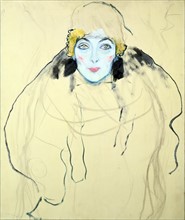 Klimt, Tête de femme