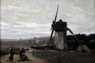 Corot, Un moulin à vent