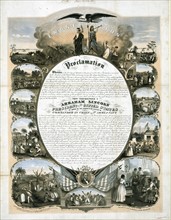 Proclamation of the Emancipation of African American slaves