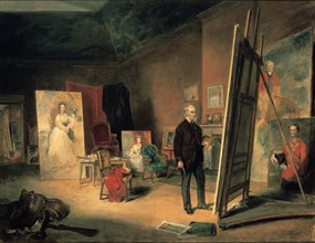Portrait of Sir Francis Grant in his Studio', 1866
