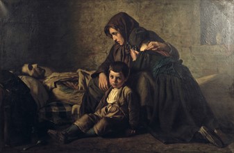 'The Poor Man's Death' c1850s