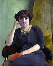 Vallotton, Portrait d'une jeune femme