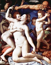 Bronzino, Allégorie avec Vénus et Cupidon