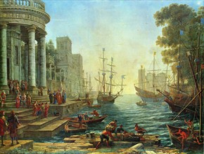 Lorrain, Seaport with the Embarkation of Saint Ursula