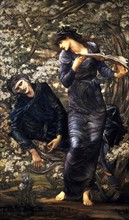 Burne-Jones, La séduction de Merlin