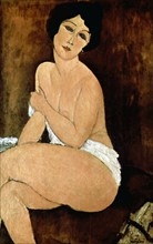 Modigliani, Nude Seating on a Sofa