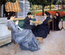 Caillebotte, 'Untitled portrait of a group of women'