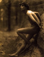 Fred Holland Day, Youth sitting on a stone