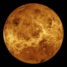 Computer Simulated Global View of Venus