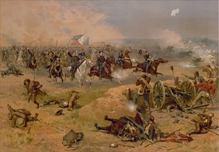American Civil War 1861-1865:  'Sheridan's Final Charge at Winchester'