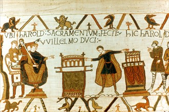 Bayeux Tapestry 1067:  Harold Godwinson, Earl of Wessex