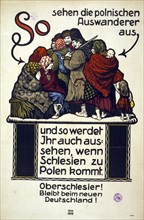German Anti-Polish poster, 1919