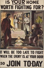 Affiche de mobilisation pour la Première guerre mondiale
