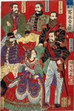 Hashimoto, Section of triptych of world leaders