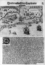 The Englishman's Arrival in Virginia : 1590.