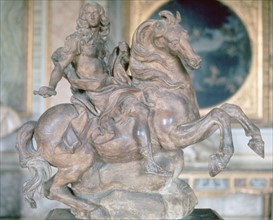 Statuette équestre de Louis XIV