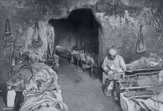World War I   : French soldiers resting