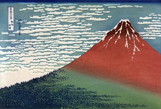 Hokusai, Le Fuji par temps clair
