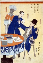 British merchant at banquet (Japan)