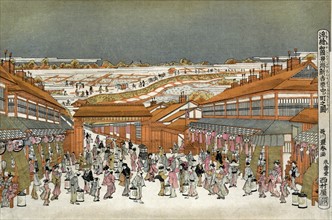 Perspective views of famous place of Japan