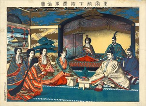 D'après Torajiro Kasai, L'Empereur Meijei du Japon