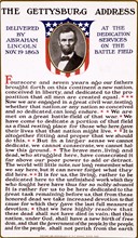 Text of The Gettysburg Address