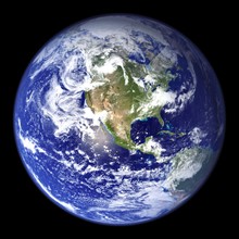 Satellite view of the Earth
