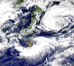 Image satellite de l'Océan Pacifique
