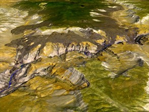 Image satellite de rayonnement thermique et réflexion du Grand Canyon