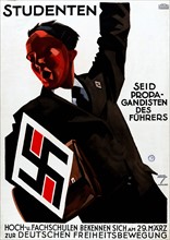 Affiche de propagande nazie