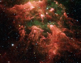 False-colour image of the Carina Nebula