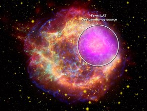 Composition des vestiges de la supernova Cassiopeia A